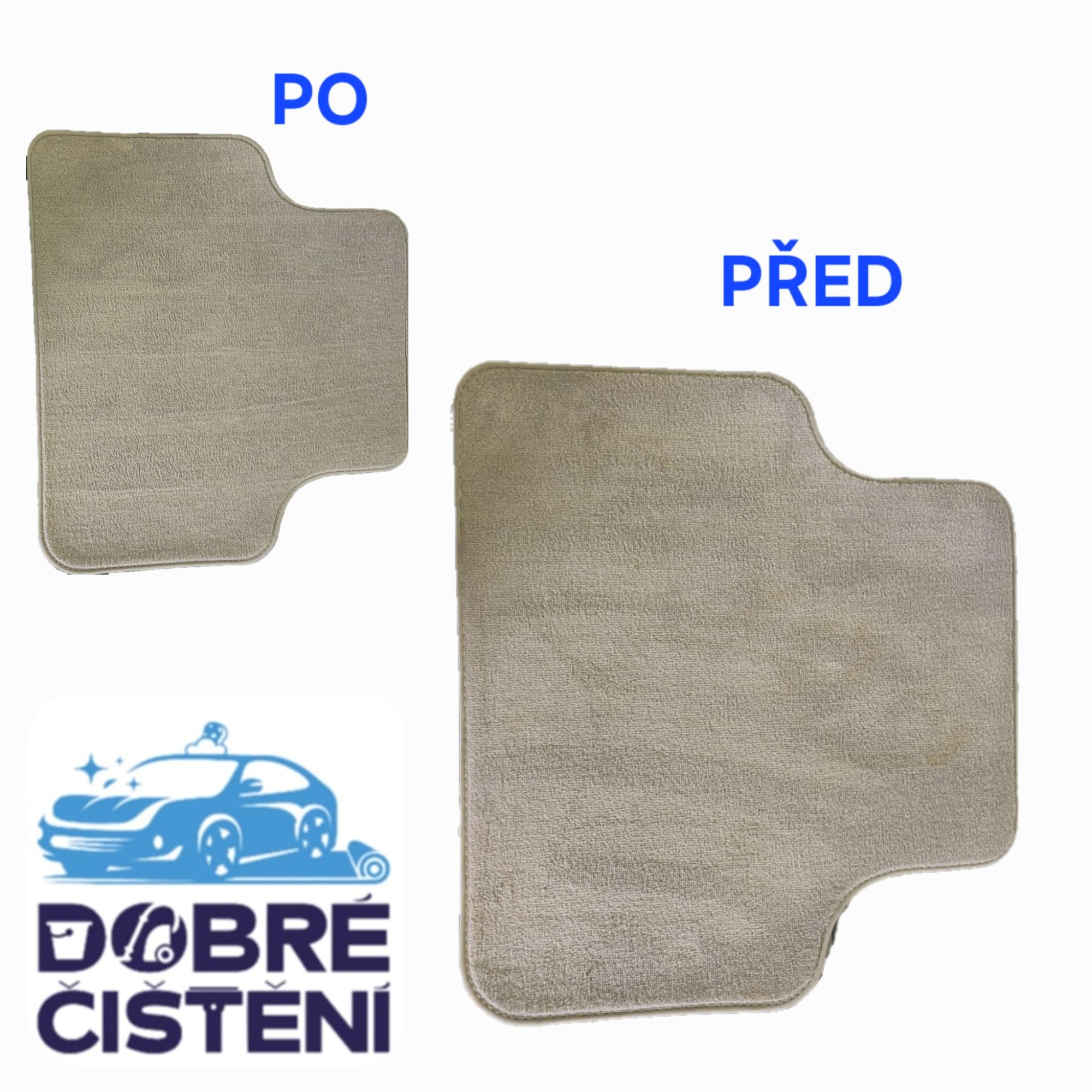 Čištění textilních koberečků